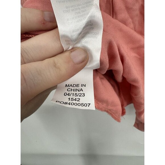 Hurley Shorts Women Large Pink Drawstring Summer Beach Resortwear Summer NEW - Picture 4 of 10